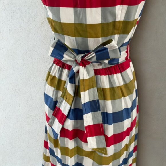 Maeve by Anthropologie Belted Wrap Dress - Size 6 - Multicolor Stripe - EUC - Picture 6 of 8